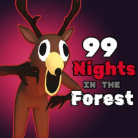 99 Nights in the Forest is a free game that takes you on a journey of survival in the dark, creepy forest. In this game, you and your friends must camp, fight, and overcome 99 nightmare nights