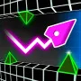 Geometry Vibes 3D is a fun and exciting rhythm game on Taggame.io. It is a fusion of electronic music, neon visuals, and the player's extremely sensitive reflexes.