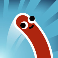 Sausage Flip is a funny physics arcade game with simple but challenging gameplay. The player controls a sausage with bulging eyes, performing a 