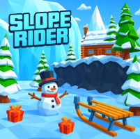 Slope Rider is a fast-paced snowboarding game where you ride down icy slopes, dodge obstacles, and use quick reflexes to achieve the highest score possible.