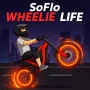 Soflo Wheelie Life is a motorcycle stunt and balancing simulation game where your main goal is to keep your wheelie in the air for as long as possible without falling off.
